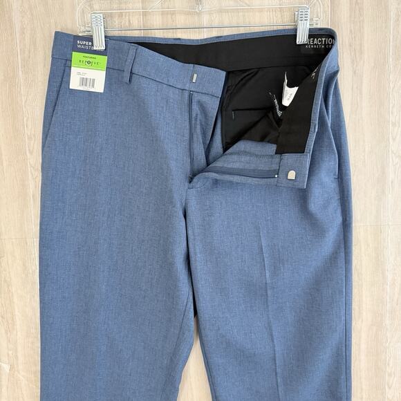 KENNETH COLE REACTION Dress Pants Men’s 32x30 Slim Fit Techni-Cole Performance - Picture 3 of 14
